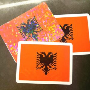Custom National Flag Sticker - Waterproof Vinyl Laptop and Water Bottle Decal - Cultural Pride Gift