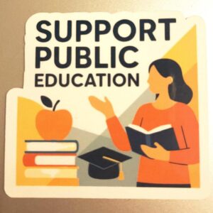 Support Public Education Sticker